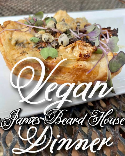vegan james beard house dinner.