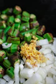Punjabi Bhindi Dry Recipe (North Indian Fried Okra) - Cinnamon Snail