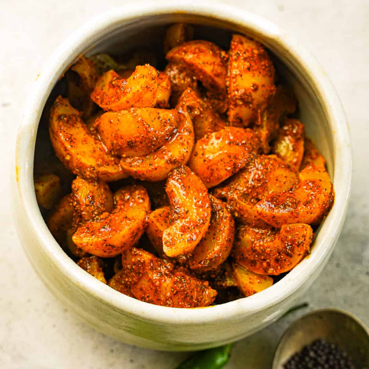 Amla Ka Achar (Instant Indian Gooseberry Pickle)