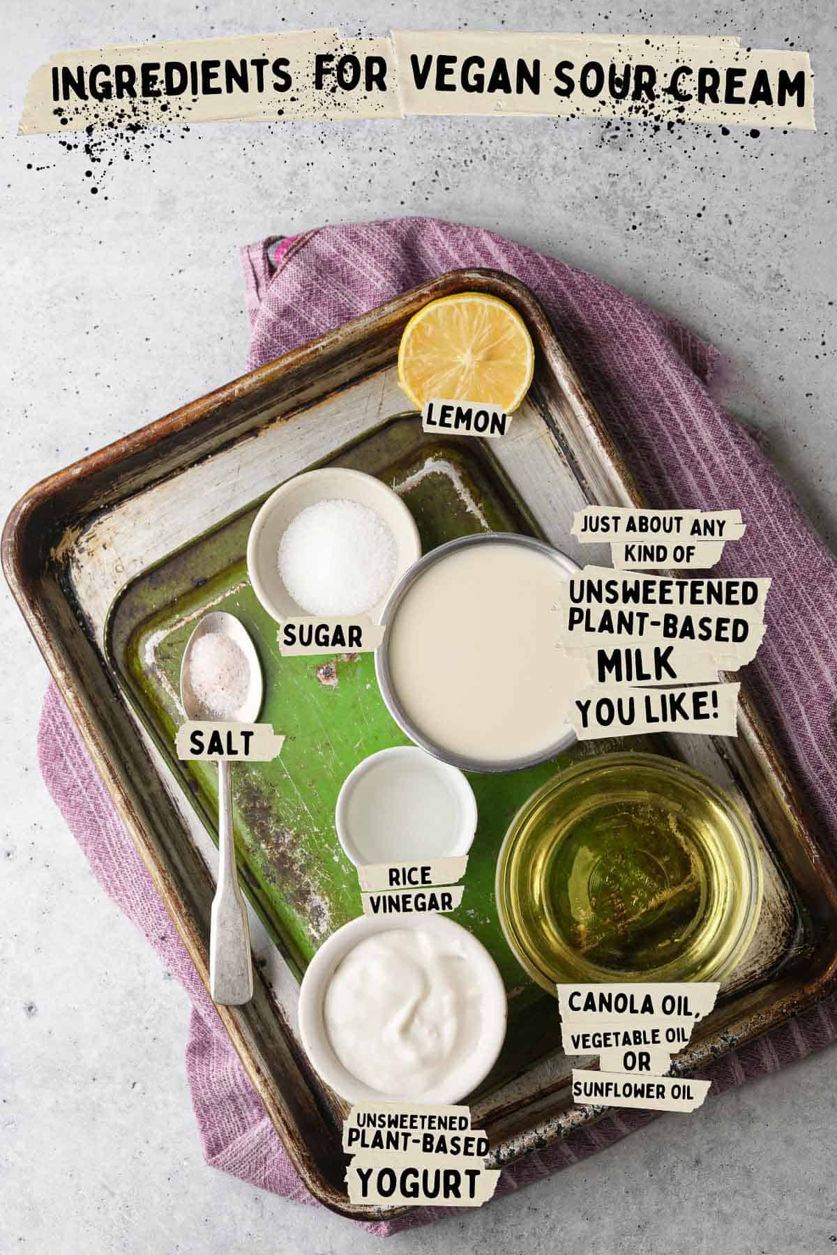 Vegan Sour Cream (Easy Dairy-Free Recipe Without Tofu) - Cinnamon Snail