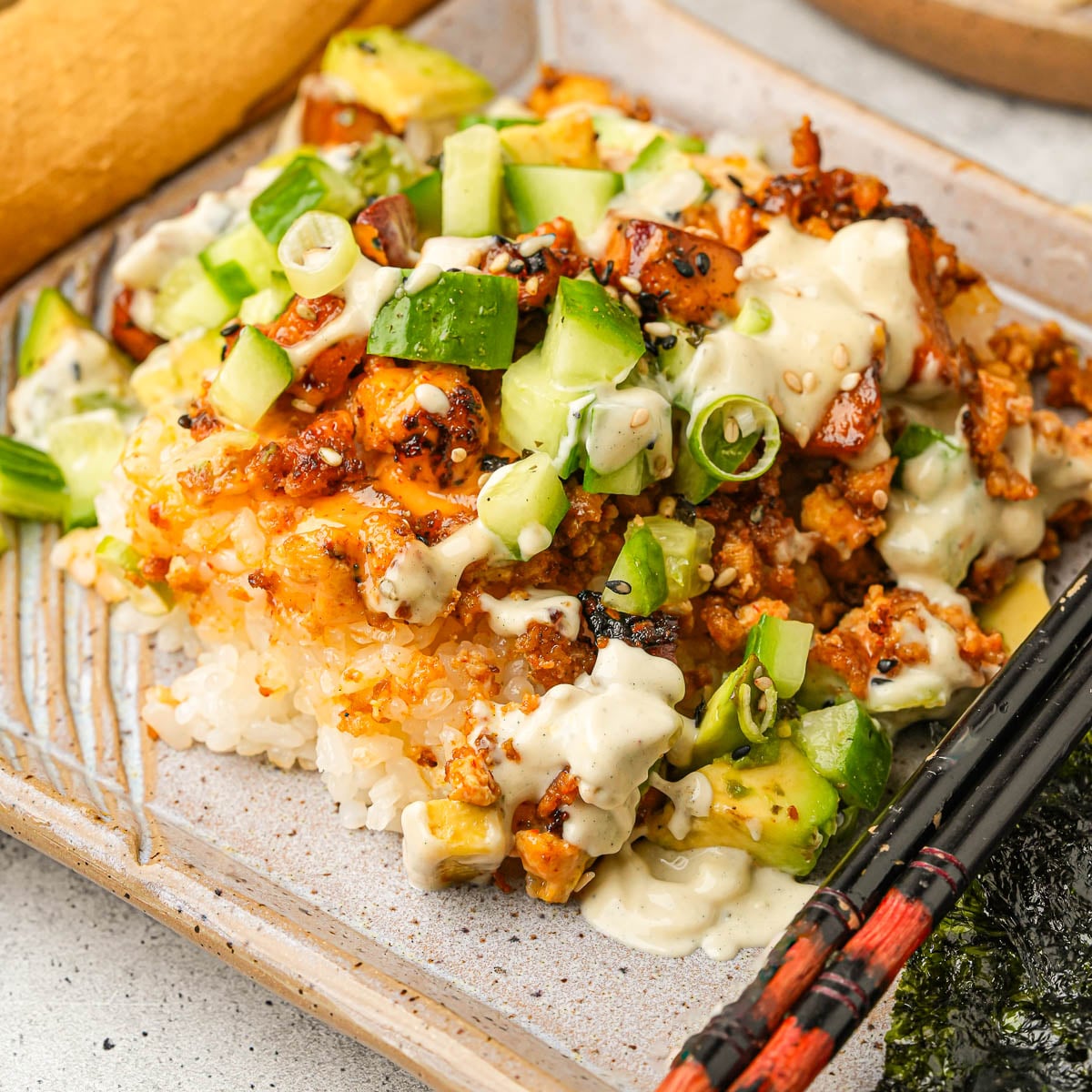The Best Vegan Sushi Bake Recipe