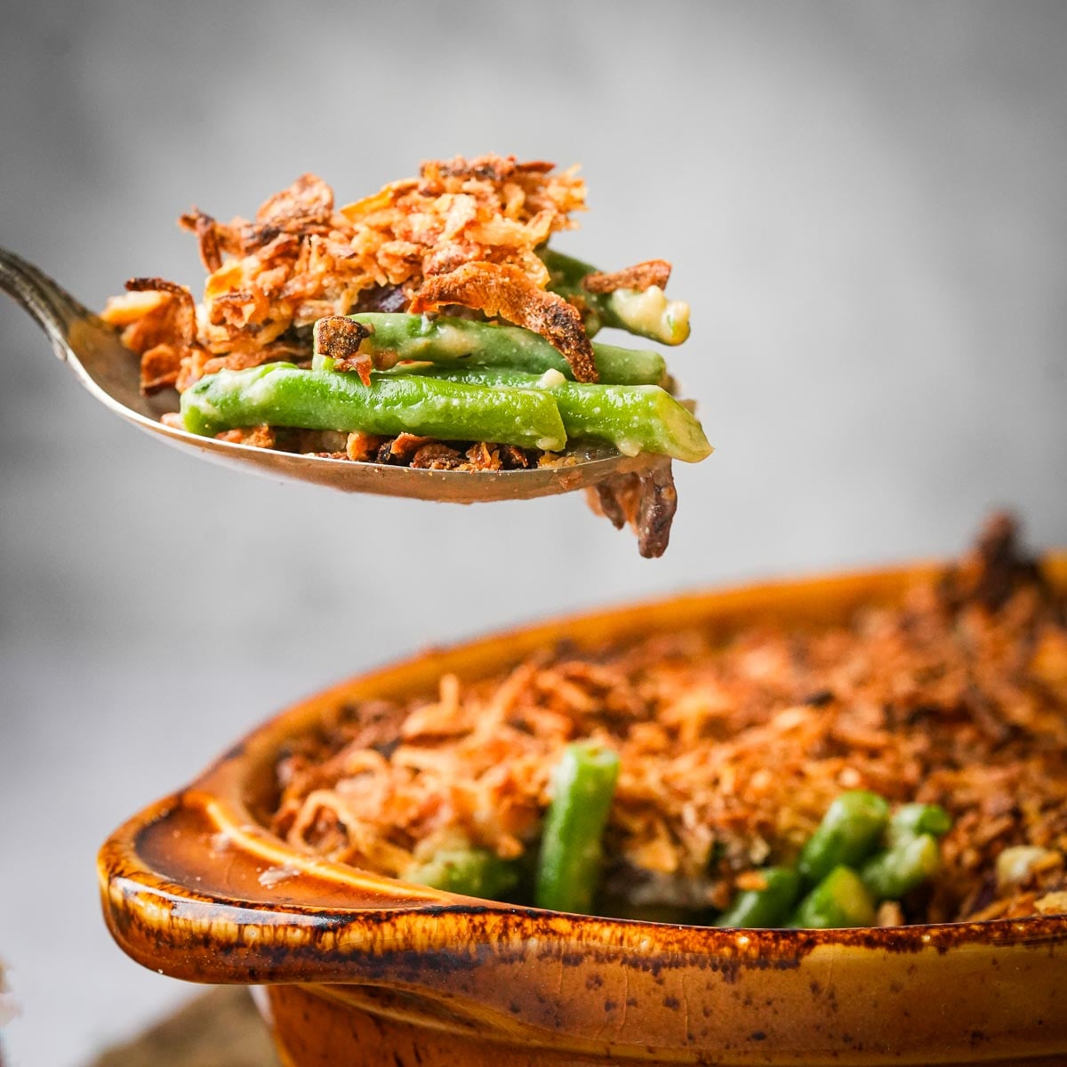 Super-Good Vegan Green Bean Casserole