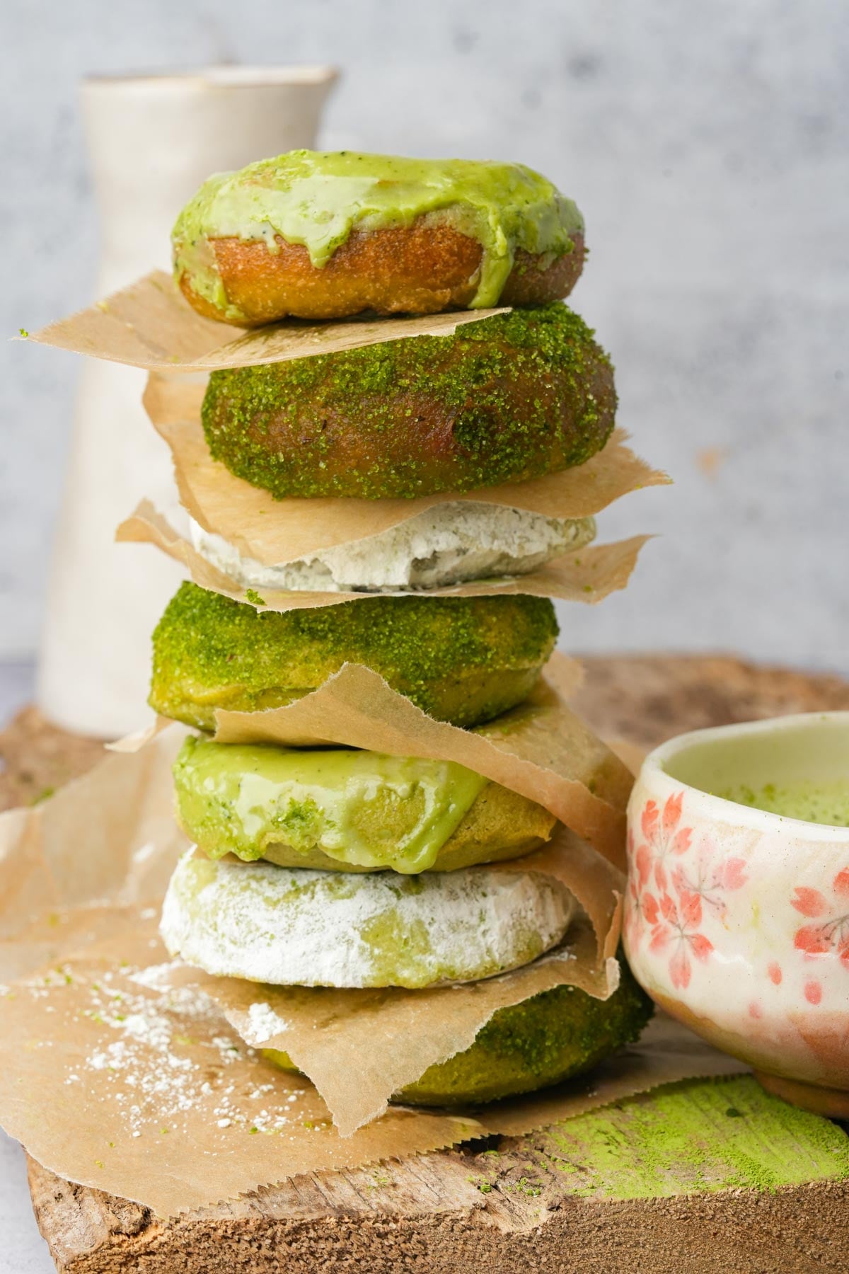 Matcha donuts