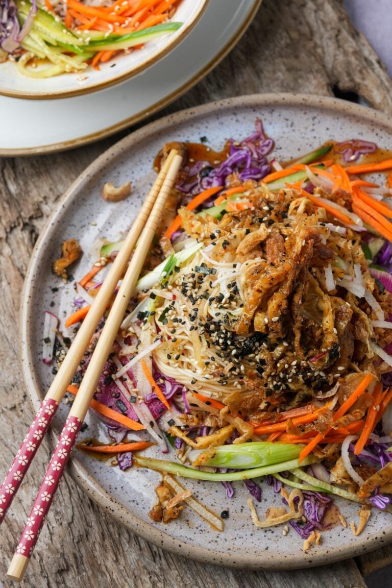 Somen Salad with Togarashi Beancurd & Yuzu