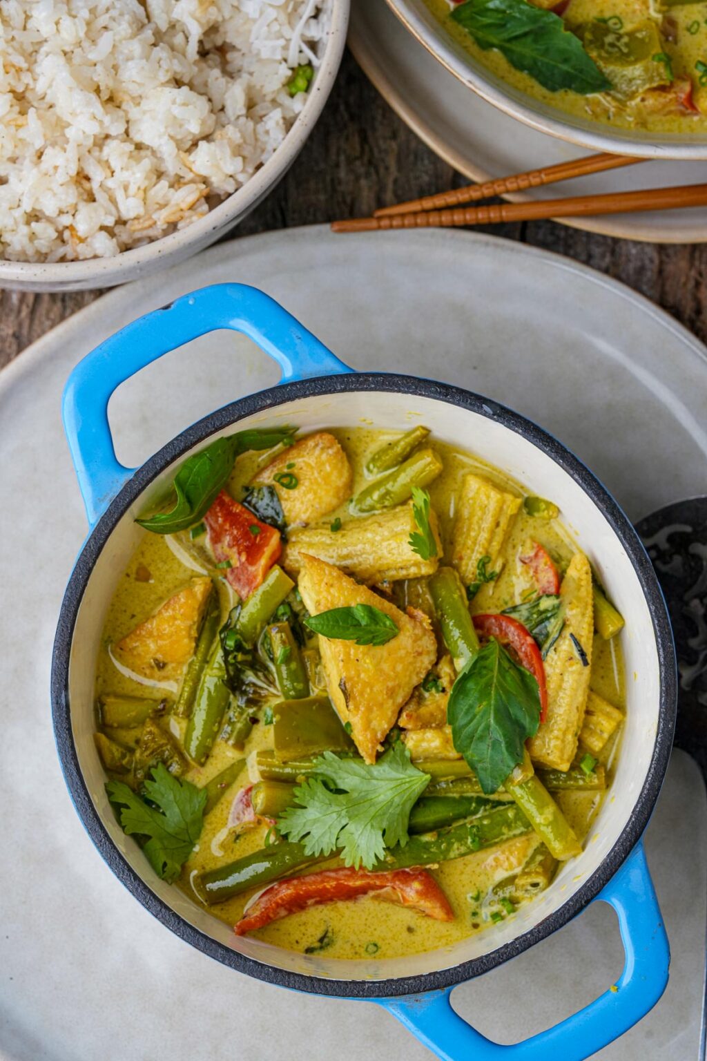 Vegan Thai Green Curry Tofu Recipe