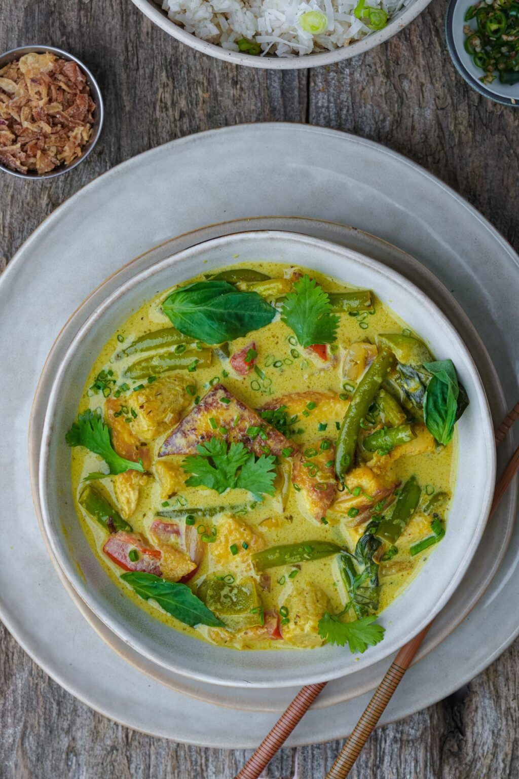 Vegan Thai Green Curry Tofu Recipe