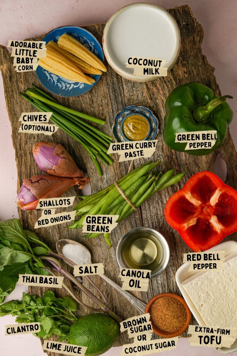 Vegan Thai Green Curry Tofu Recipe