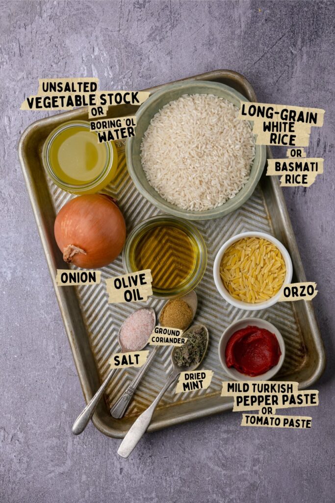 Turkish Rice Recipe (Pirinç Pilavı)