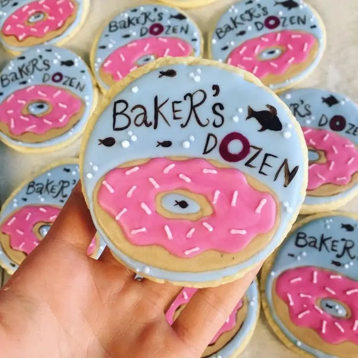 Custom Phish Baker's Dozen vegan doughnuts