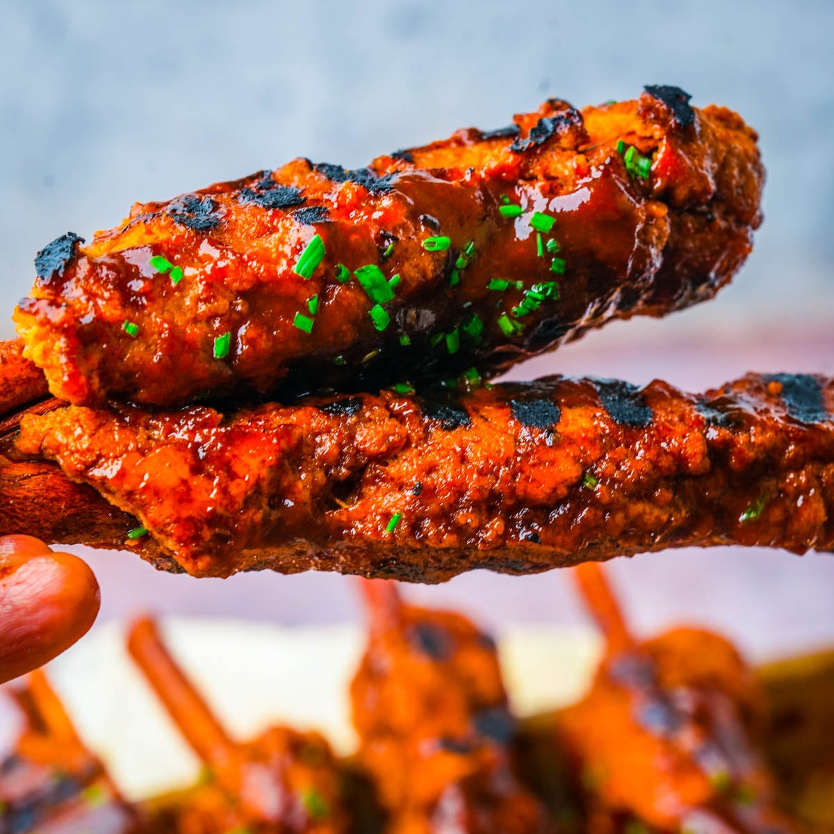 Vegan BBQ Ribs (Seitan Based With Fat Layers)